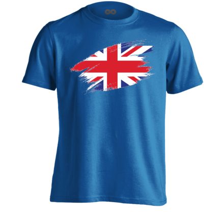CaptureTheFlag angoltanáros férfi póló (kék)