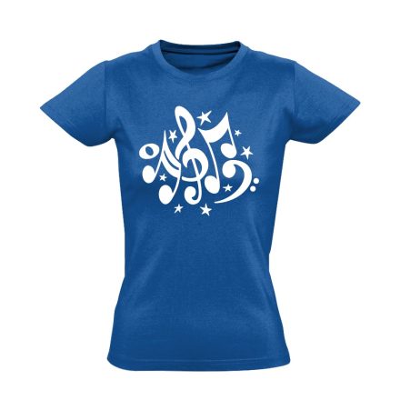 HangTicket énektanáros női póló (kék)
