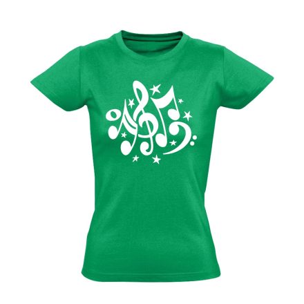 HangTicket énektanáros női póló (zöld)
