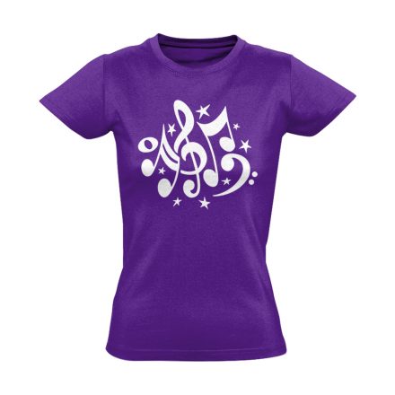 HangTicket énektanáros női póló (lila)