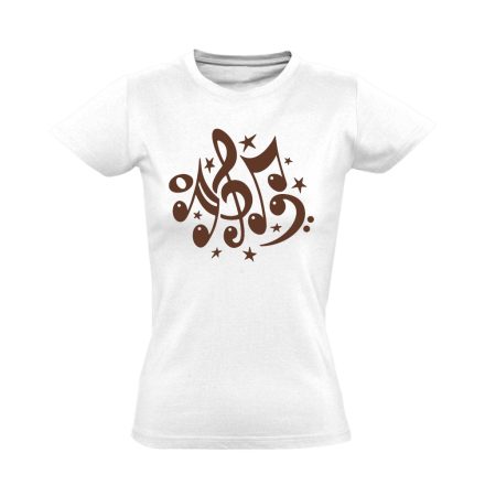 HangTicket énektanáros női póló (fehér)