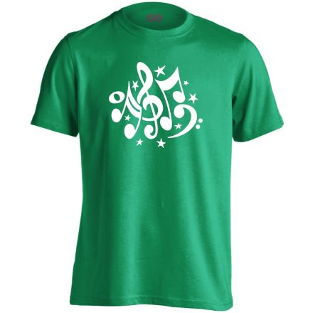 HangTicket énektanáros férfi póló (zöld)