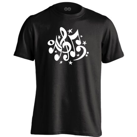 HangTicket énektanáros férfi póló (fekete)