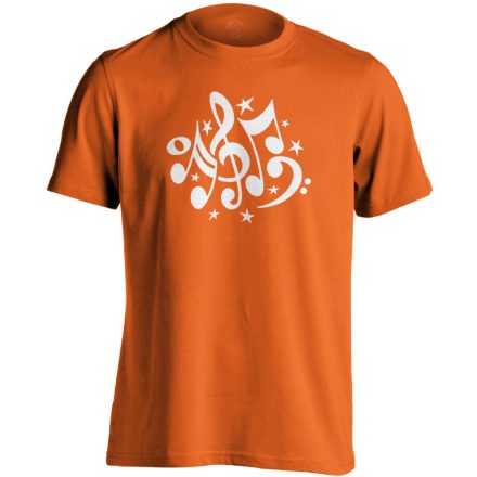HangTicket énektanáros férfi póló (narancssárga)
