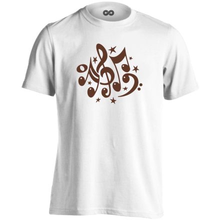 HangTicket énektanáros férfi póló (fehér)