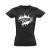 Fél Egészség takarító női póló (fekete)