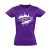 Fél Egészség takarító női póló (lila)