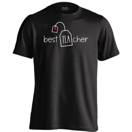 Best TEAcher tanító férfi póló (fekete)
