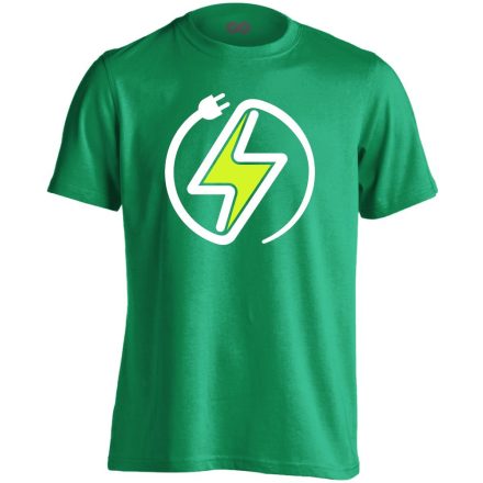 Delej villanyszerelő férfi póló (zöld)