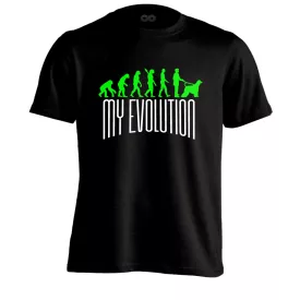 MyEvolution afgán agáros férfi póló (fekete)