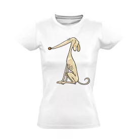 KarcsúCsüccs agaras női póló (fehér)