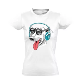 CoolHound agaras női póló (fehér)