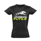 ÜldözniKár agaras női póló (fekete)