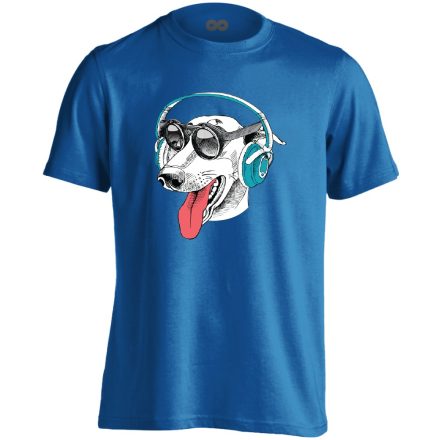 CoolHound agaras férfi póló (kék)