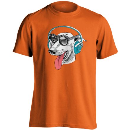 CoolHound agaras férfi póló (narancssárga)