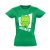Erő-Teljes amstaffos női póló (zöld)