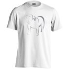 TömpeSzimat angol bulldogos férfi póló (fehér)