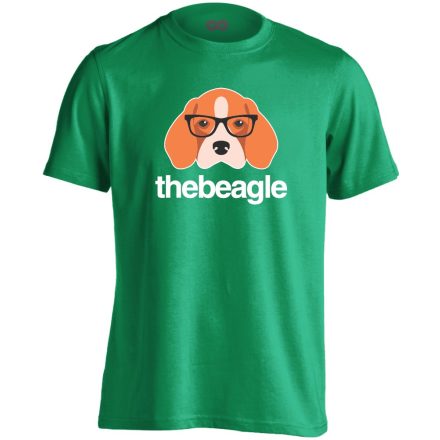 KeretesEb beagle-ös férfi póló (zöld)