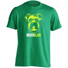 BoXerelem boxer kutyás férfi póló (zöld)