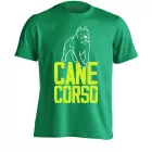 RendŐr cane corsós férfi póló (zöld)