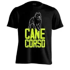 RendŐr cane corsós férfi póló (fekete)
