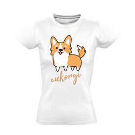 CuKorgi corgis női póló (fehér)