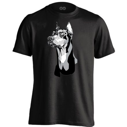 WatchDog dobermanos férfi póló (fekete)