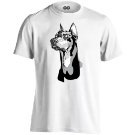 WatchDog dobermanos férfi póló (fehér)