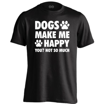 Kutya > ember kutyás férfi póló (fekete)