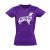 CsaládiEb golden retrieveres női póló (lila)