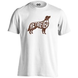 CsaládiEb golden retrieveres férfi póló (fehér)