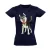 BehindBlueEyes husky-s női póló (tengerészkék)