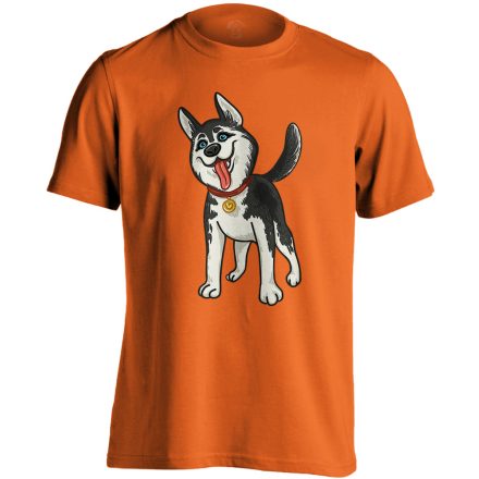BehindBlueEyes husky-s férfi póló (narancssárga)