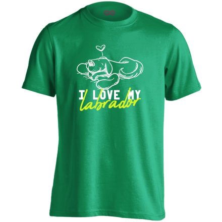 LabraLav labradoros férfi póló (zöld)