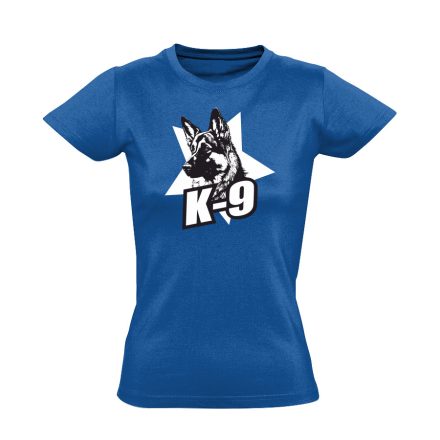 K-9 kutyás női póló (kék)