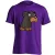 Cukkancs rottweileres férfi póló (lila)