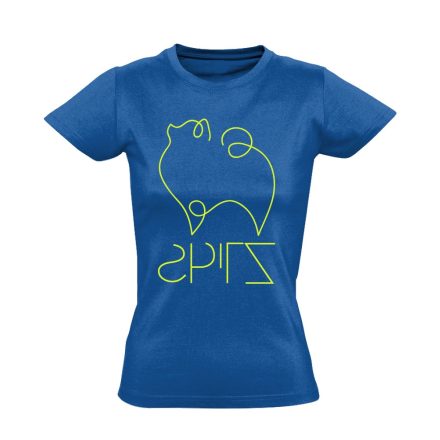 SkiTZ spitz-es női póló (kék)