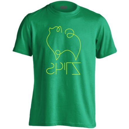 SkiTZ spitz-es férfi póló (zöld)
