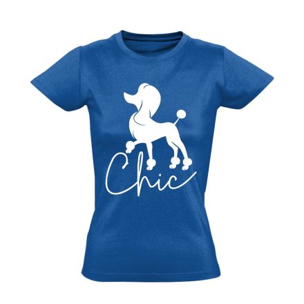 Chic uszkáros női póló (kék)