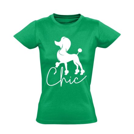 Chic uszkáros női póló (zöld)