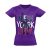New York "tus" USA női póló (lila)