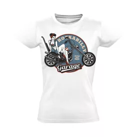 PinUp "chopper" USA női póló (fehér)