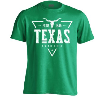 Texas "triangulum" USA férfi póló (zöld)