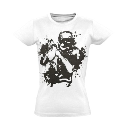PacaPassz amerikai focis női póló (fehér)