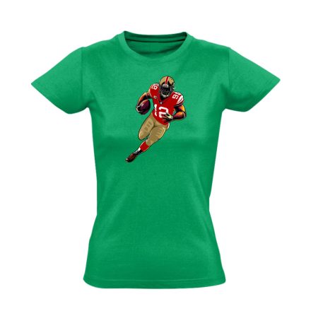 49esek amerikai focis női póló (zöld)