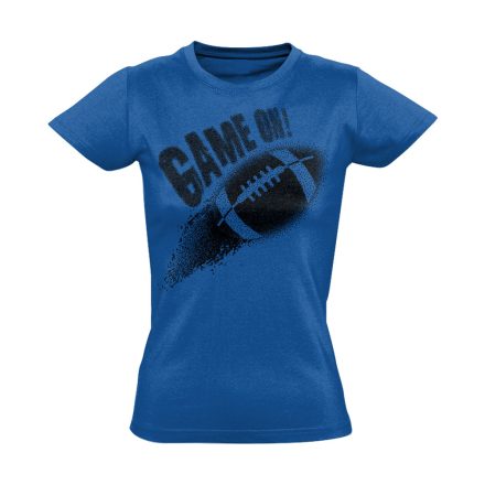 GameOn amerikai focis női póló (kék)