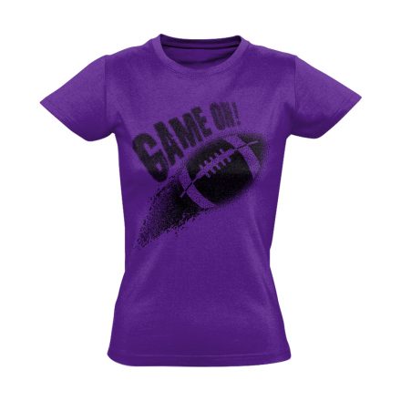 GameOn amerikai focis női póló (lila)