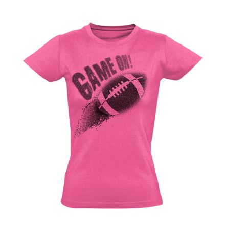 GameOn amerikai focis női póló (rózsaszín)