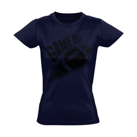 GameOn amerikai focis női póló (tengerészkék)
