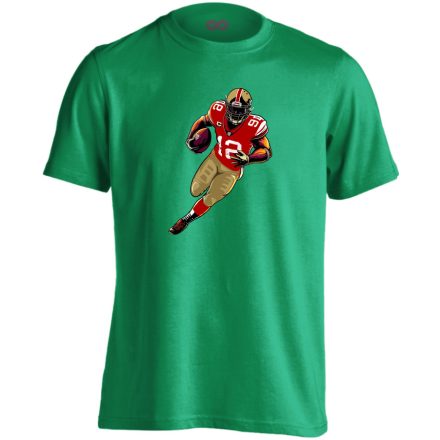 49esek amerikai focis férfi póló (zöld)